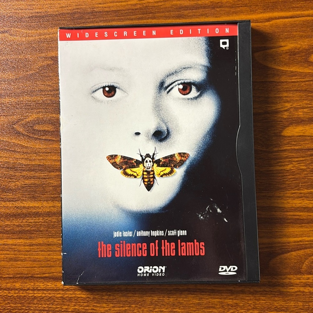 The Silence of the Lambs Movie Anthony Hopkins Jodie Foster Thriller DVD Video